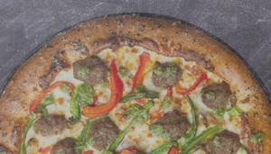 brand new pizza! Featuring delicious meatballs