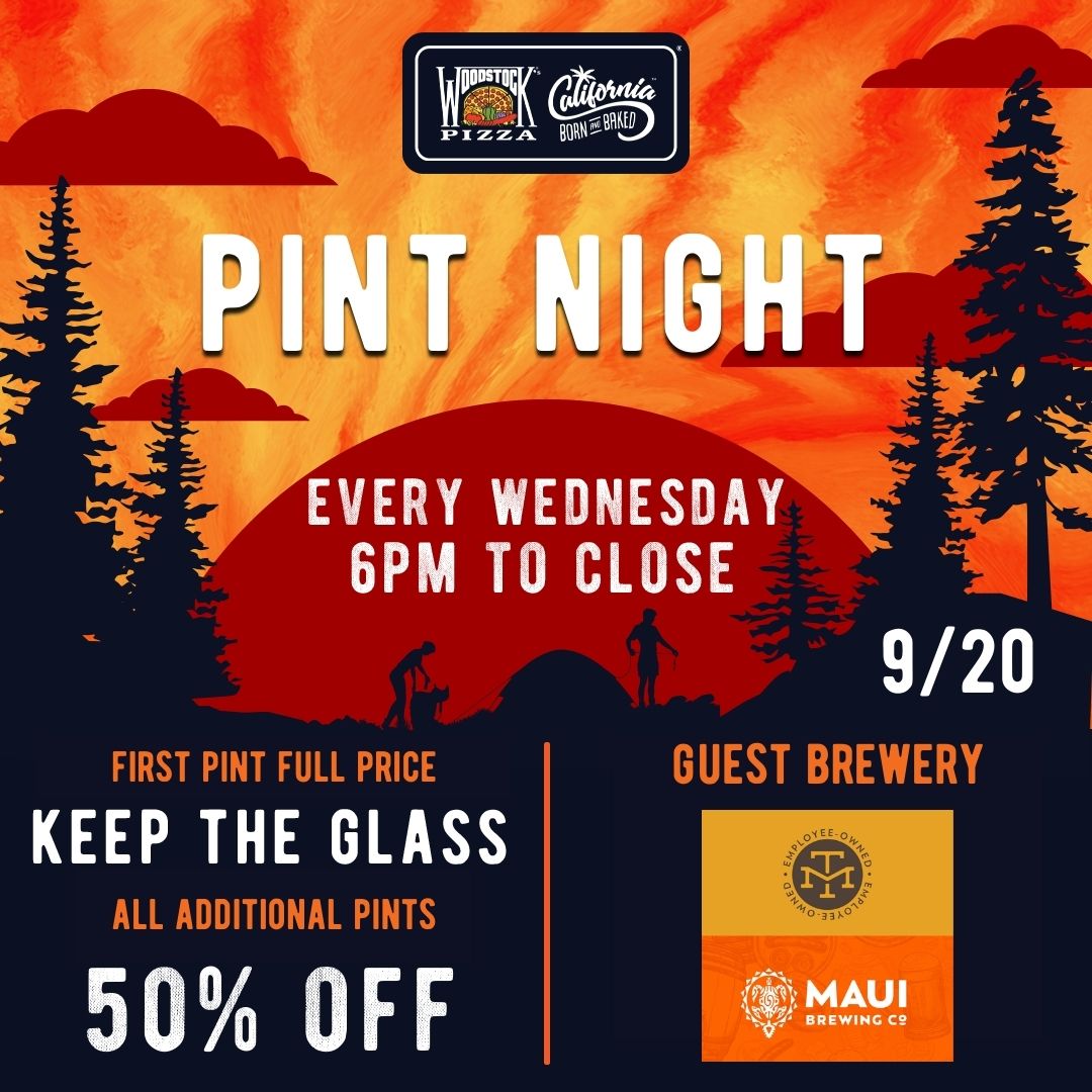 Pints & Pies all month long. Fort Rock Brewing is our featured brewery. Every Wednesday 6pm to close. $2.50 Pints $3 slices.