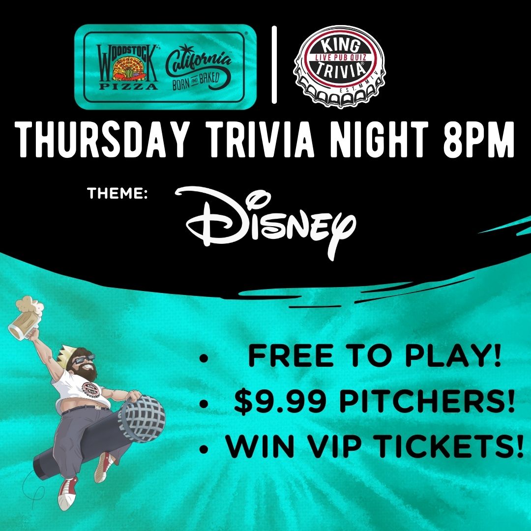 Trivia Night is back! Every Thursday at 9pm